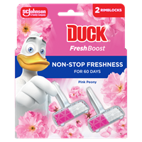 Duck fresh boost floral 2-pack toalettblock