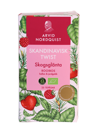Koffeinfritt te från Arvid Nordquist, synlig förpackning