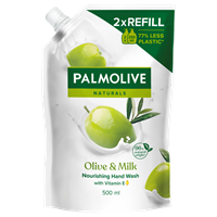 Palmolive flytande handtvål olive milk refillförpackning