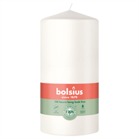 Bolsius Blockljus 20x9,8cm vit