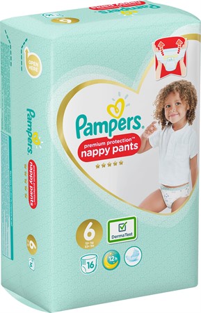 Pampers Premium Protection Pants S6 15+kg 4x16-p CP