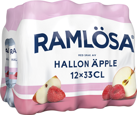 Ramlösa Hallon&amp;Äpple multipack 33cl PET  1x12-p