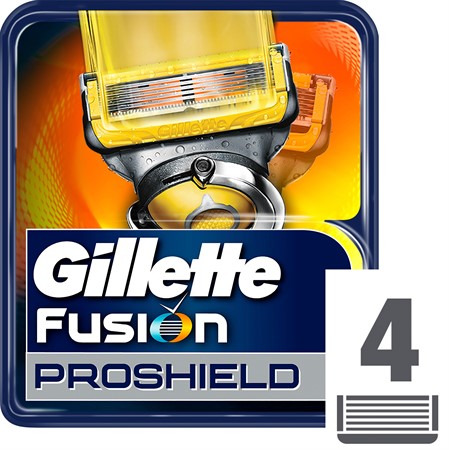 Gillette Blades Male Proshield Manual Yellow 10x4-p