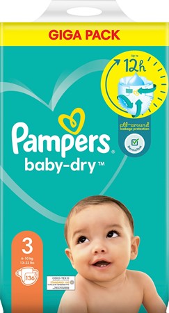 Pampers Baby Dry S3 6-10Kg 1x136-p GBg