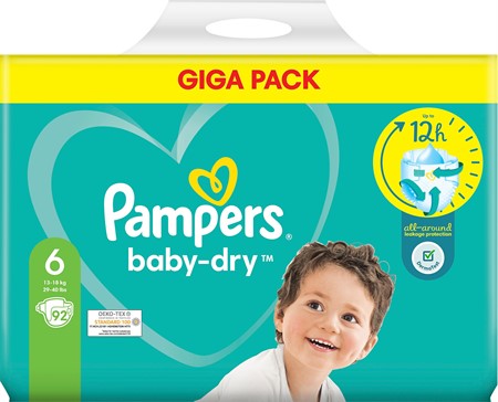 Pampers Baby Dry S6 13-18Kg 1x92-p GBg
