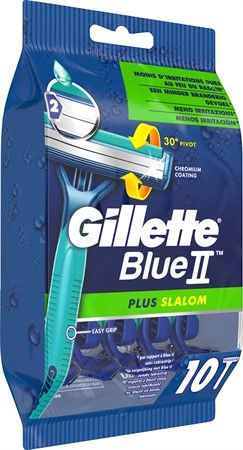 Gillette Engångshyvel Blue II Plus Slalom Sens 20x10-p