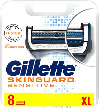 Gillette Blades Male Skinguard Sensitive 10x8-p