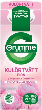Grumme Flytande Kulörtvätt Pion  8x750ml