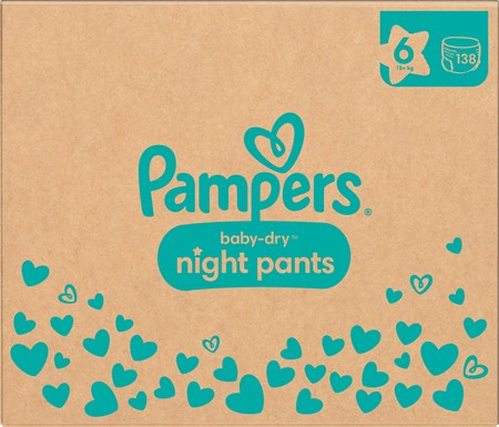 Nattblöjan Pampers för optimal komfort