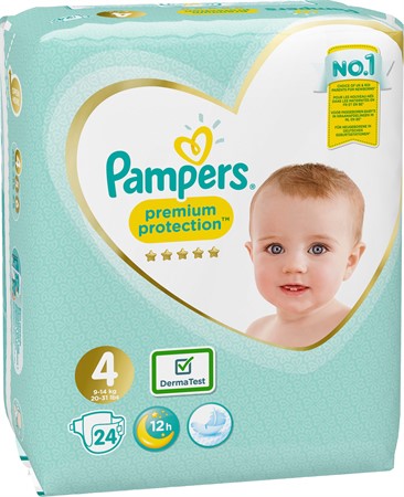 Pampers Premium Protection S4 9-14kg 4x24-p CP