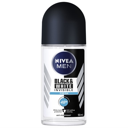 Nivea Men Deo Black&White Inv. Fresh Roll-on 6x50ml