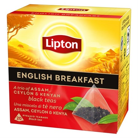 Lipton English Breakfast Pyramid Bags 12x20-p