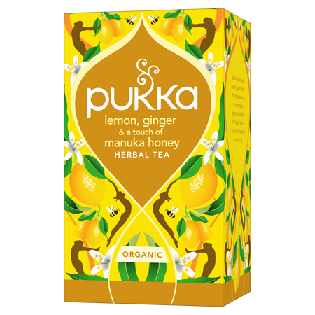 Pukka Organic Lemon, Ginger & Manuka Honey 4x20-p