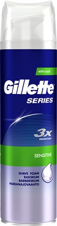 Gillette Male Foam Sensitive 6x250ml