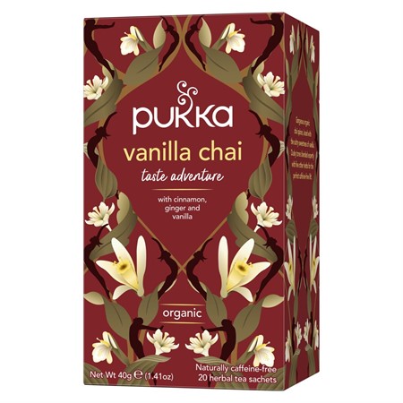 Vanilj och kanel Pukka chai örtte- ekologiskt och lugnande