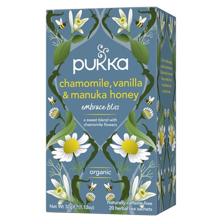 Pukka Chamomille, Vanilla&amp;Manuka Honey EKO 4x20