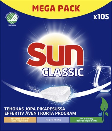 Sun Classic Disktabletter 6x105-p